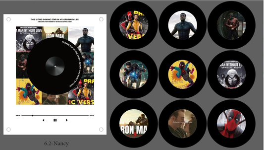 Marvel Fridge Magnet Music Box (Includes 9 Fridge Magnets + Music Tracks)