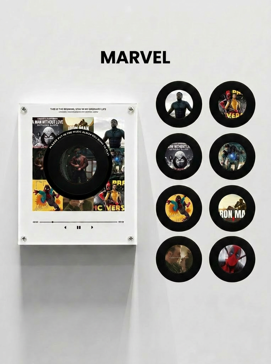 Customized Fridge Magnet Music Box (Includes 9 Fridge Magnets + Free shipping)